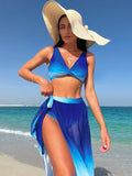  | SHEIN Ombre Bikini Swimsuit With Beach Skirt | Lingerie | Shein | OneHub
