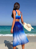  | SHEIN Ombre Bikini Swimsuit With Beach Skirt | Lingerie | Shein | OneHub
