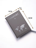  | SHEIN PU Travel Passport Cover Fashion Women Passport Holder Case for Men Travel Document vacation accessories for holiday season | Card Holder | Shein | OneHub