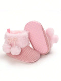  | SHEIN Pink Soft Sole Boots For 0-1 Year Old Infant Girls, Autumn & Winter | Bags | Shein | OneHub