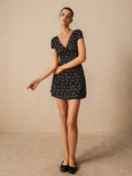  | SHEIN Poéselle Women's Fashion Sweet V-Neck Floral Print A-Line Dress | Dress | Shein | OneHub