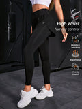 SHEIN  Powerista Solid 2 In 1 Sports Leggings Yoga Women Pants