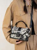  | SHEIN Printed Classic Style Double Layer Women's Gift Handheld Mini Square Bag With Strap & Pendant | Bags | Shein | OneHub