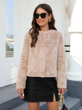  | SHEIN RELISH NOLESS Women Faux Fur Warm Jacket, Casual Luxury Coat | Blazer | Shein | OneHub