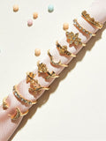  | SHEIN ROMWE 9pcs Rhinestone Decor Moon Rings | Ring | Shein | OneHub
