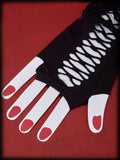  | SHEIN ROMWE Grunge Punk Solid Hollow Out Long Fingerless Gloves | Gloves | Shein | OneHub