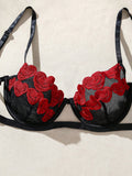  | SHEIN Romantic Rose & Heart Shaped Lady Sexy Lingerie Set | Lingerie | Shein | OneHub