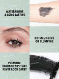  | SHEGLAM All-In-One Volume & Length Mascara 2 In 1 Waterproof Volumizing Dual-Ended Brush Lengthening Curling Thick Lash Lifting Long Lasting Mascara Eye Makeup | Makeup | SheGlam | OneHub