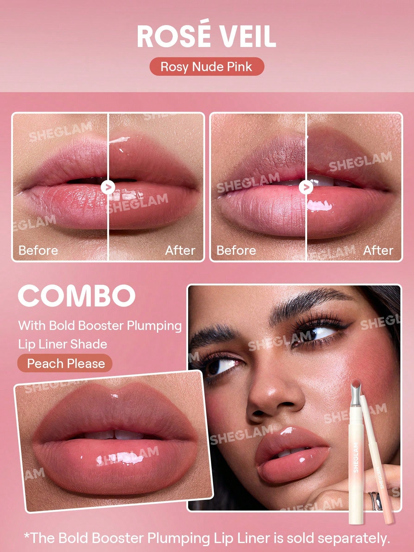  | SHEGLAM Bold Booster Lip Plumper | Brush | SheGlam | OneHub