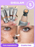 SHEGLAM Bright Eyes Cooling Concealer-Nude Cooling Metal Applicator Matte Liquid Concealer Long Lasting Coverage