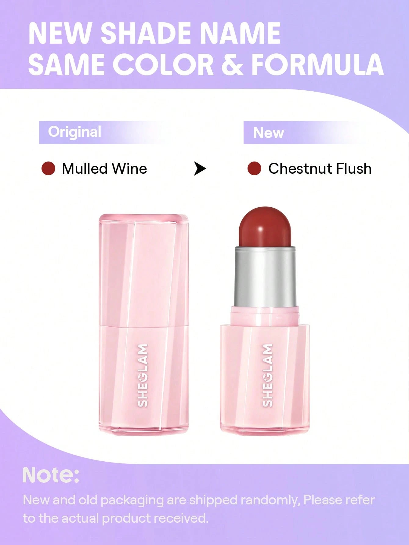  | SHEGLAM Buttery Bliss Blush Stick-Chestnut Flush | Makeup | SheGlam | OneHub