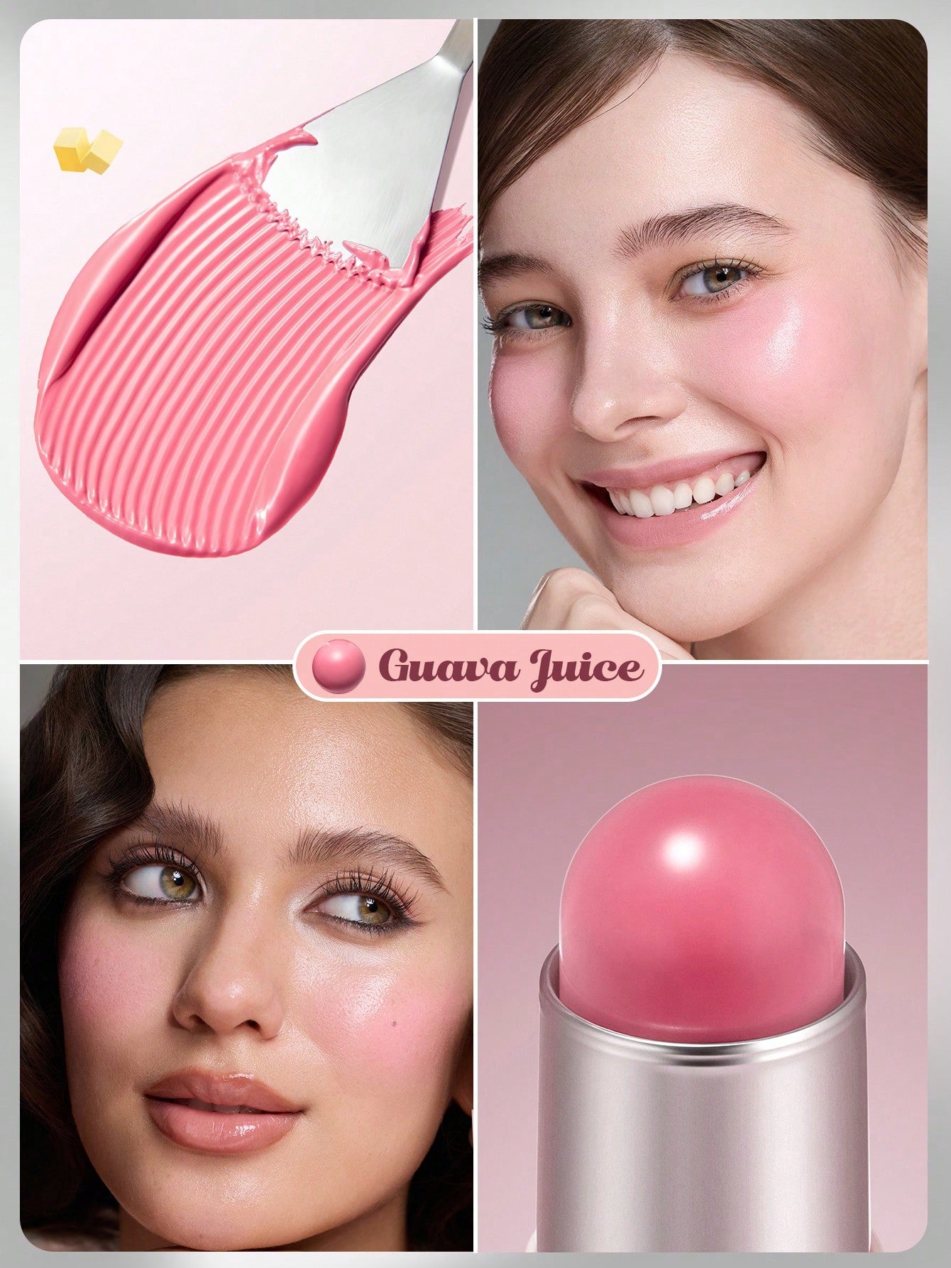  | SHEGLAM Buttery Bliss Blush Stick-Guava Juice | Makeup | SheGlam | OneHub