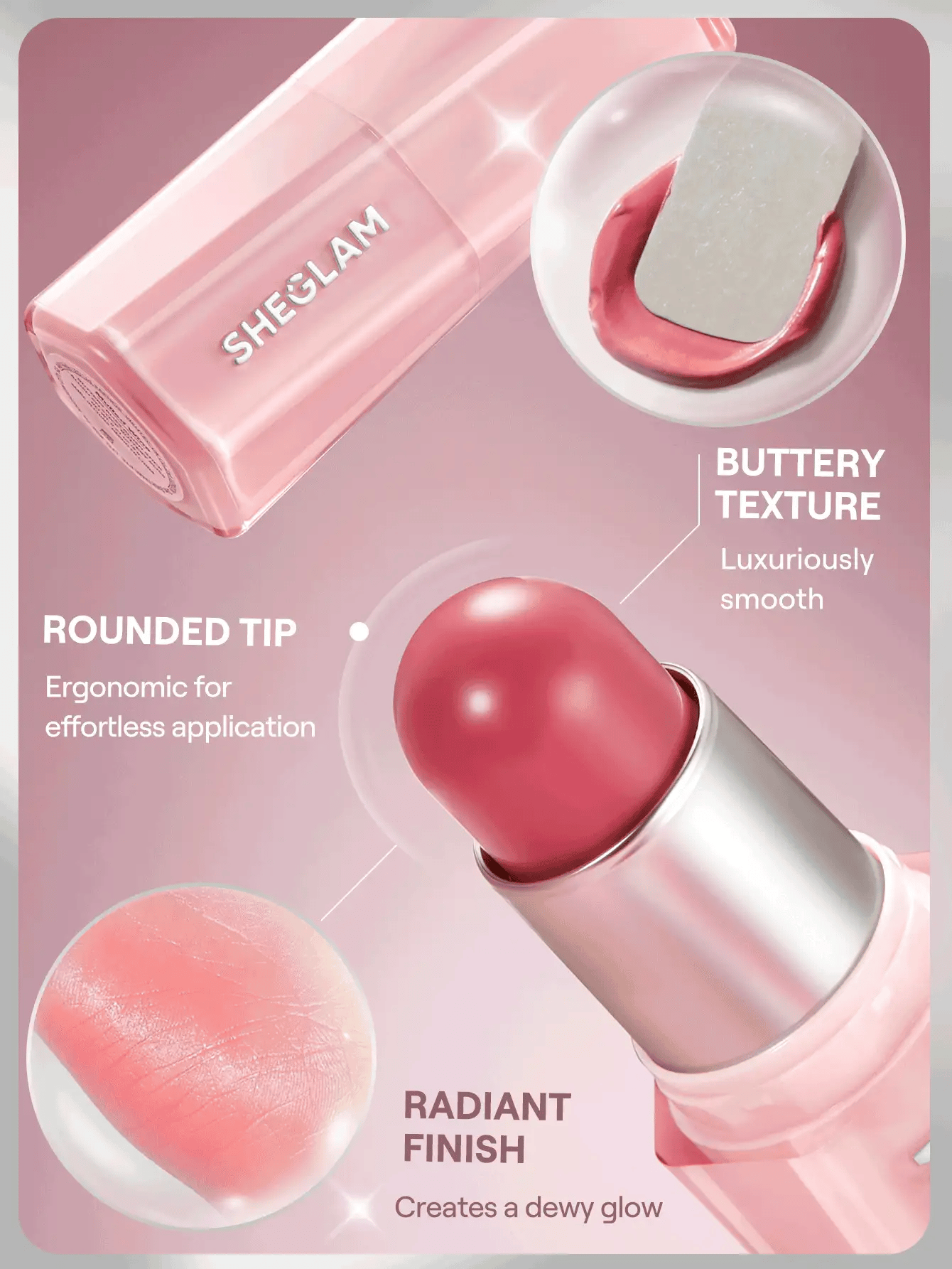  | SHEGLAM Buttery Bliss Blush Stick-Rose Ritual | Makeup | SheGlam | OneHub