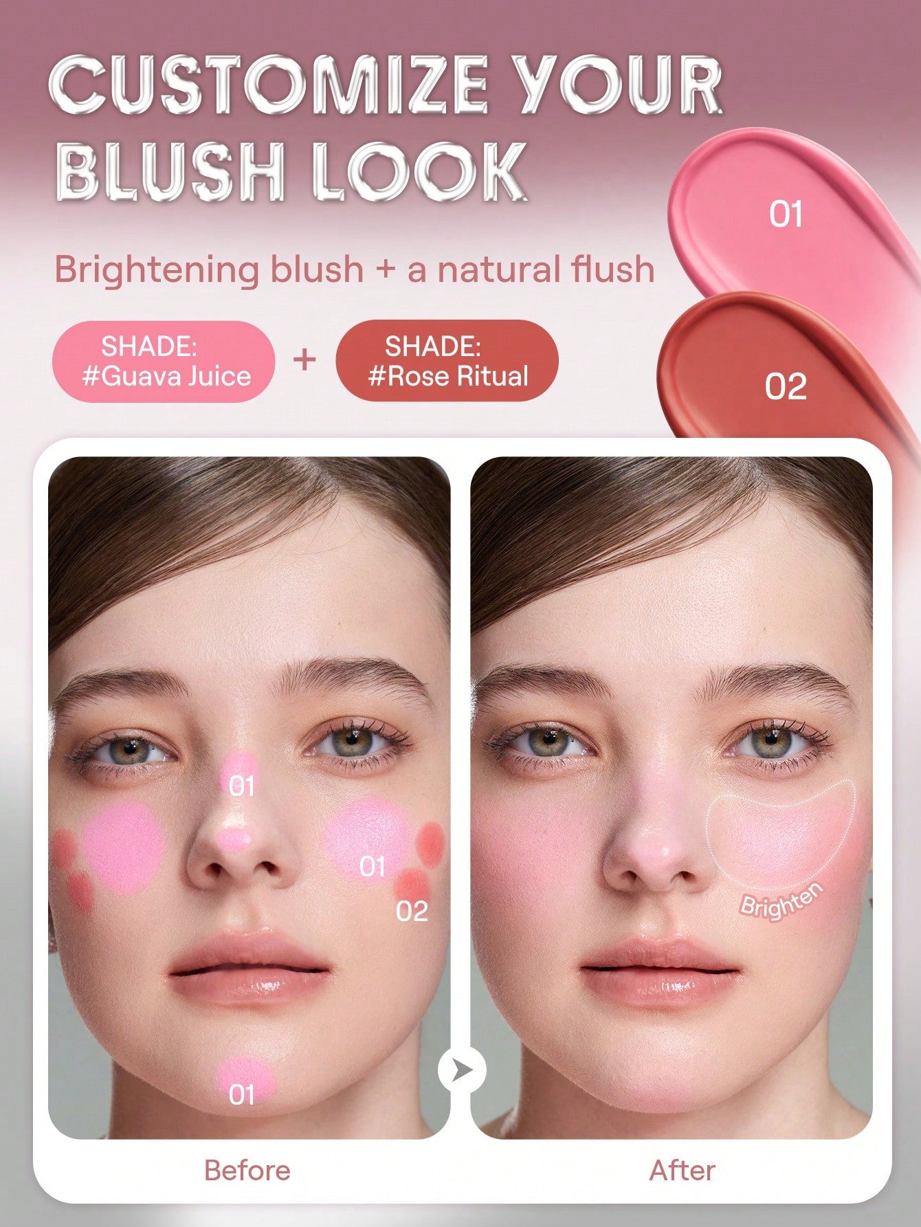  | SHEGLAM Buttery Bliss Blush Stick-Rose Ritual | Makeup | SheGlam | OneHub