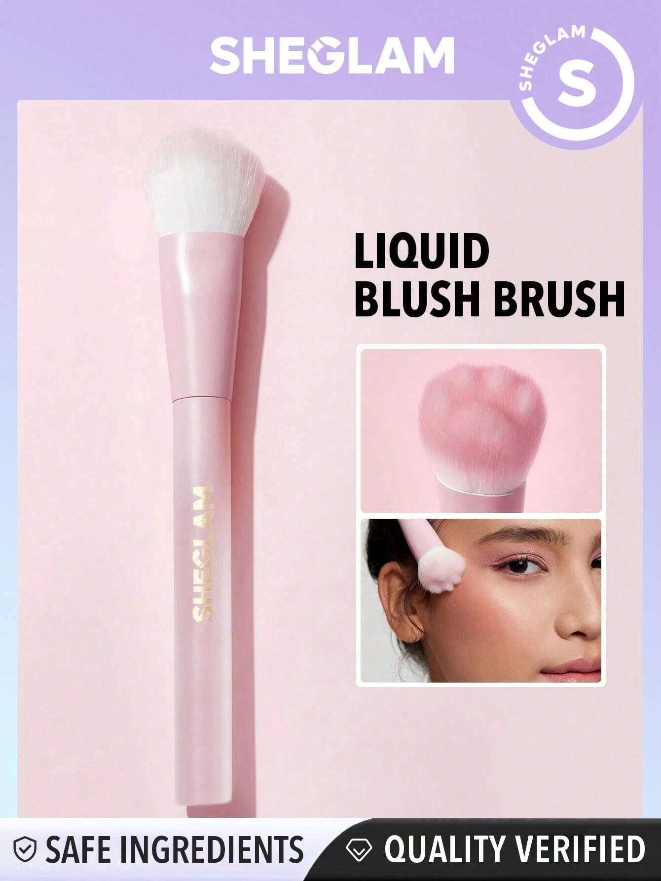  | SHEGLAM Color Bloom Liquid Blush Brush Synthetic Kitty Paw Design Blush Brush Professional Soft Makeup Brush Liquid Blending Makeup Tool Black Friday Winter Gifts Face Brush | Brush | SheGlam | OneHub