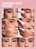 | SHEGLAM Color Bloom Liquid Blush Brush Synthetic Kitty Paw Design Blush Brush Professional Soft Makeup Brush Liquid Blending Makeup Tool Black Friday Winter Gifts Face Brush | Brush | SheGlam | OneHub