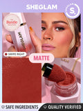 SHEIN SHEGLAM Color Bloom Liquid Blush Matte Finish