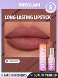  | SHEGLAM Dynamatte Boom Long Lasting Matte Lipstick-High Key 20 Colors Creamy Matte Waterproof Lipstick Amazing Non-Stick Cup Transfer-Proof Lipstick | Brush | SheGlam | OneHub