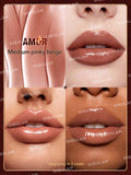  | SHEGLAM Ember Rose Immortal Love Nourishing Lip Gloss-Amor Valentines Gift Nude Liquid Lipstick High Shine Finish Ultra Moisturizing Lip Glaze Luminous Shine Non-Sticky Li Makeup | Makeup | SheGlam | OneHub