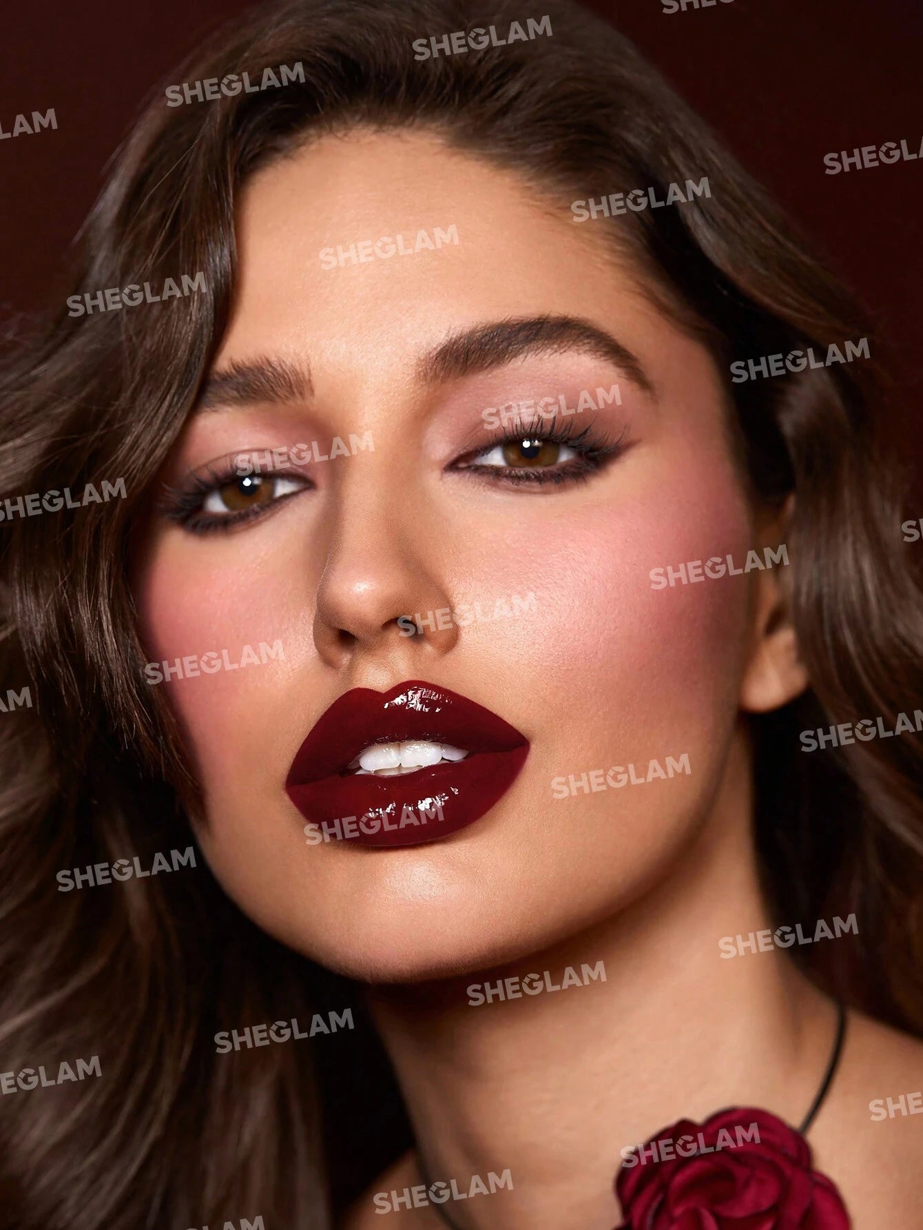  | SHEGLAM Ember Rose Immortal Love Nourishing Lip Gloss-Everlasting Valentines Gift Red Liquid Lipstick High Shine Finish Ultra Moisturizing Lip Glaze Luminous Shine Non-Sticky Li Makeup | Makeup | SheGlam | OneHub