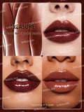  | SHEGLAM Ember Rose Immortal Love Nourishing Lip Gloss-Treasure Valentines Gift Red Brown Liquid Lipstick High Shine Finish Ultra Moisturizing Lip Glaze Luminous Shine Non-Sticky Li Makeup | Makeup | SheGlam | OneHub