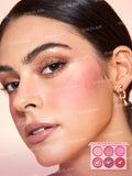  | SHEIN SHEGLAM Floral Flush Blush Palette | Brush | SheGlam | OneHub