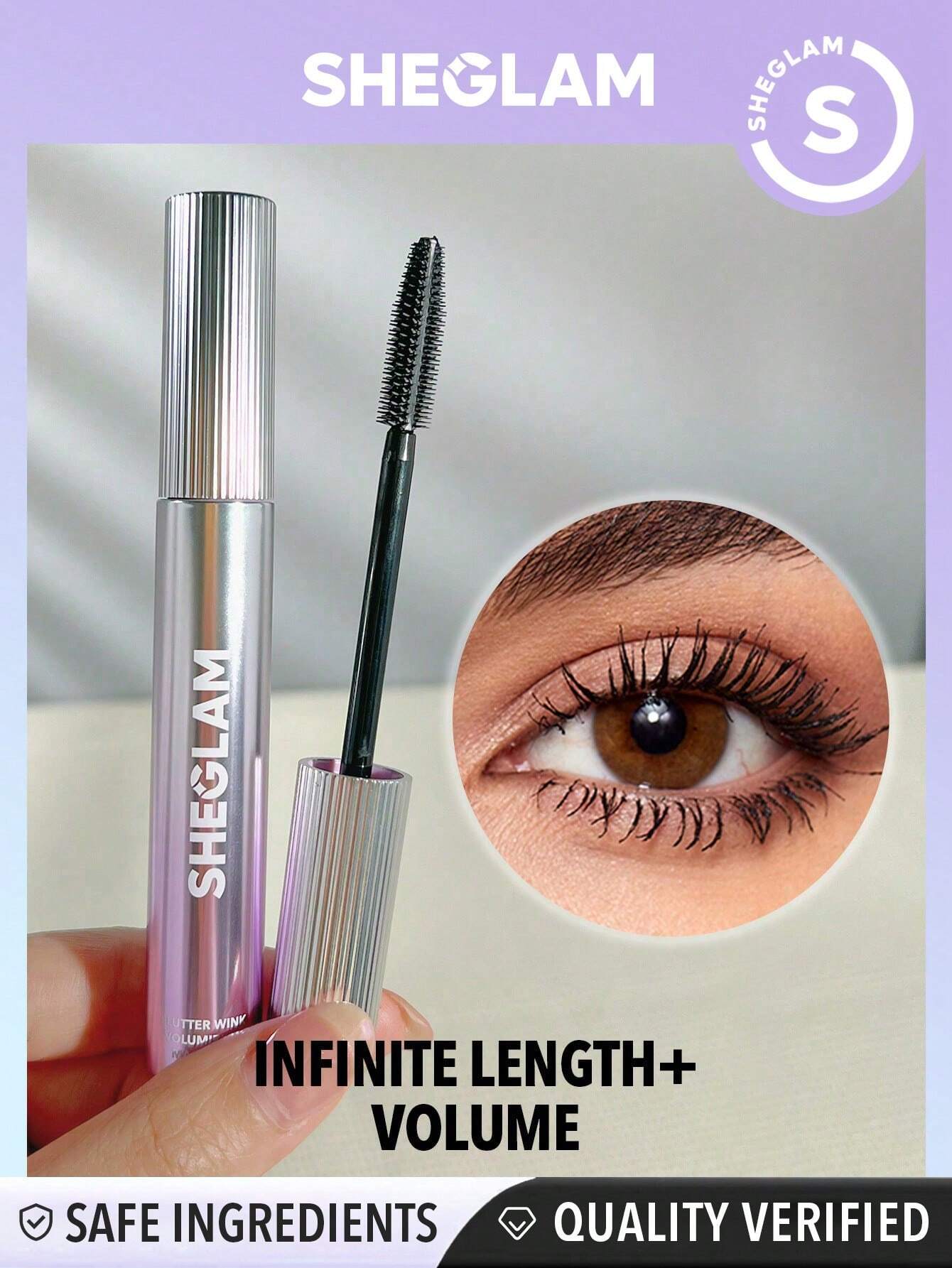  | SHEGLAM Flutter Wink Volumizing Mascara Volumizing Lengthening Long-Lasting No Smudge Thick Lengthening Volume Big Eyes Mascara Black Friday Party Mascara | Makeup | SheGlam | OneHub