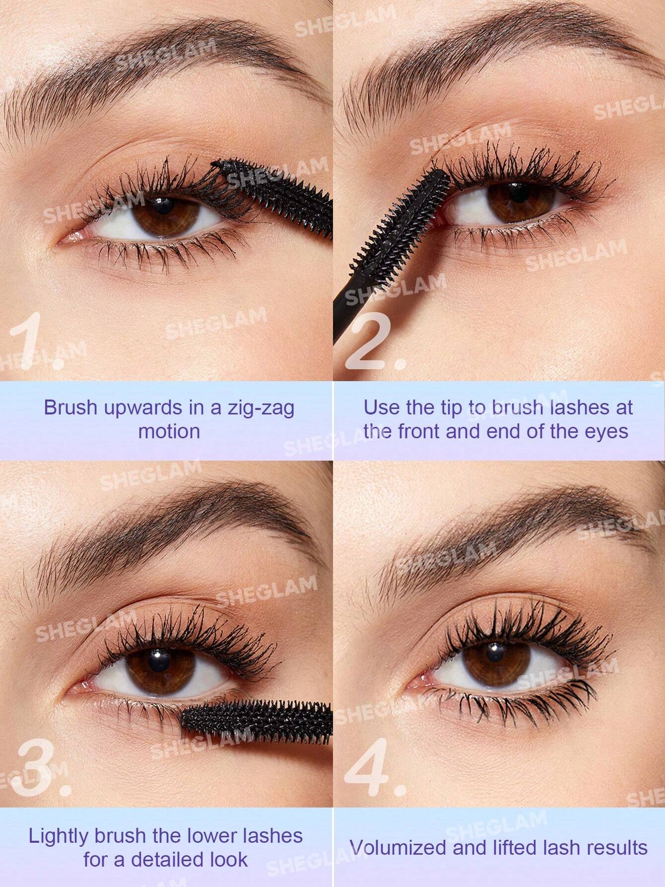  | SHEGLAM Flutter Wink Volumizing Mascara Volumizing Lengthening Long-Lasting No Smudge Thick Lengthening Volume Big Eyes Mascara Black Friday Party Mascara | Makeup | SheGlam | OneHub