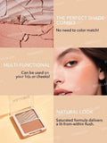  | SHEGLAM Glam 101 Hybrid Highlighter & Blush Duo-St. Tropez  Blush Highlighter Powder Palette Non-Fading Multi-Use Non-Greasy Shimmer Lightweight Smooth Blusher Black Friday Winter Pink Brown Rosa Blush | Makeup | SheGlam | OneHub
