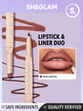 SHEIN SHEGLAM Glam 101 Lipstick & Liner Duo