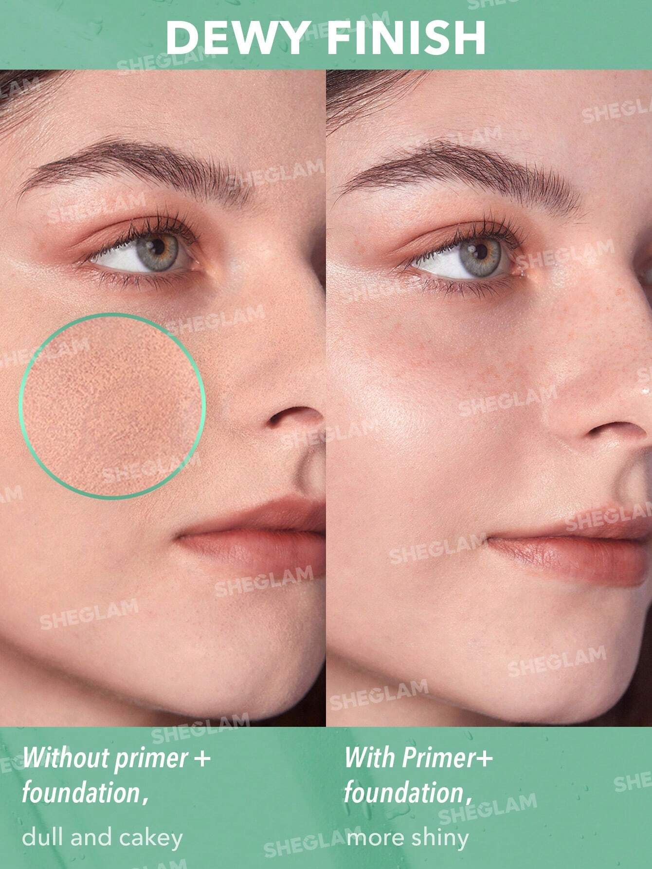  | SHEGLAM Good Grip Hydrating Primer Oil Control Moisturizing Primer Gel Smooth Fine Lines Oil And Silicone-Free Face Primer Black Friday Winter Summer Primer | Makeup | SheGlam | OneHub
