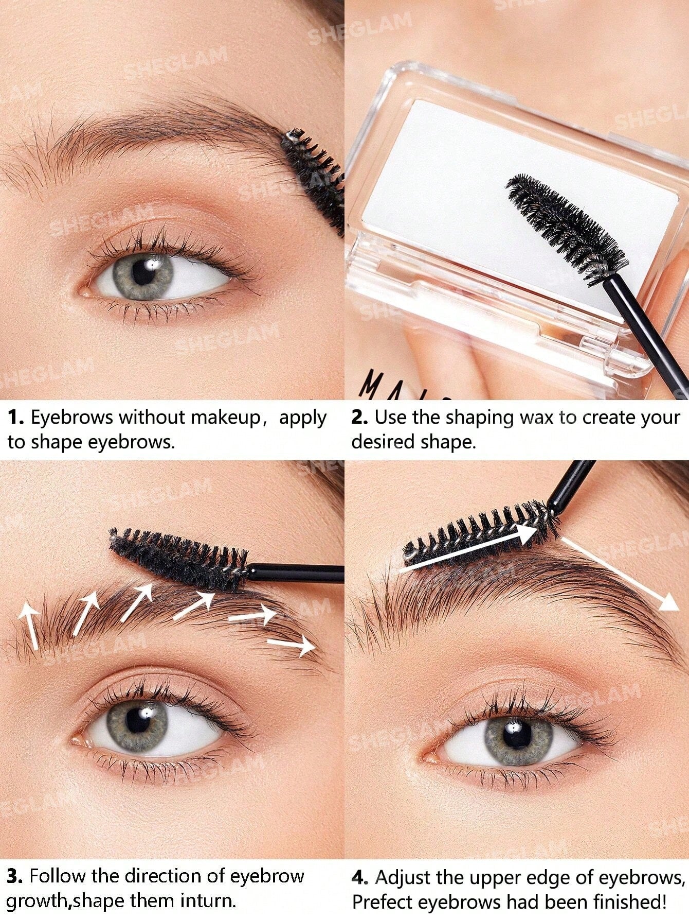  | SHEIN SHEGLAM Hi Brow Shaping Wax | Brush | SheGlam | OneHub