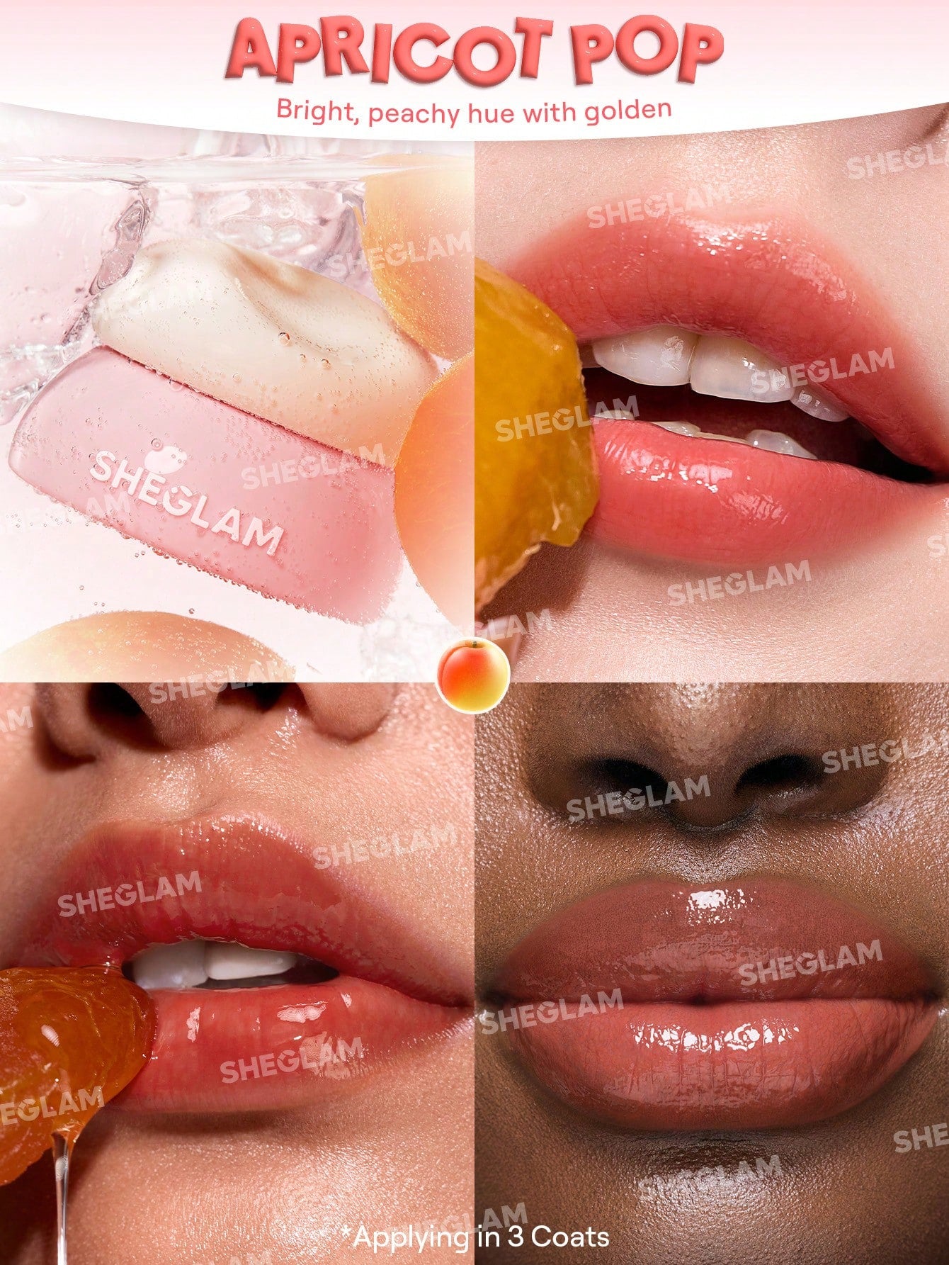  | SHEGLAM Hydra Jelly Pocket Lip Jam-Apricot Pop | Makeup | SheGlam | OneHub
