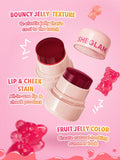  | SHEGLAM Jelly-Licious Hydrating Lip & Blush Tint-Cheerio 4 Colors Watery Blush Stick Long Lasting Pigment Dual-Use Natural Pigment Jelly Texture Face Makeup | Makeup | SheGlam | OneHub