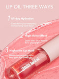  | SHEGLAM Jelly Wow Hydrating Lip Oil-Berry Involved  Moisturizing Clear Lip Gloss Plumping Non-Sticky Lip Care High Shine Finish Nourishing Strawberry Extract Liquid Lip Cosmetics | Makeup | SheGlam | OneHub