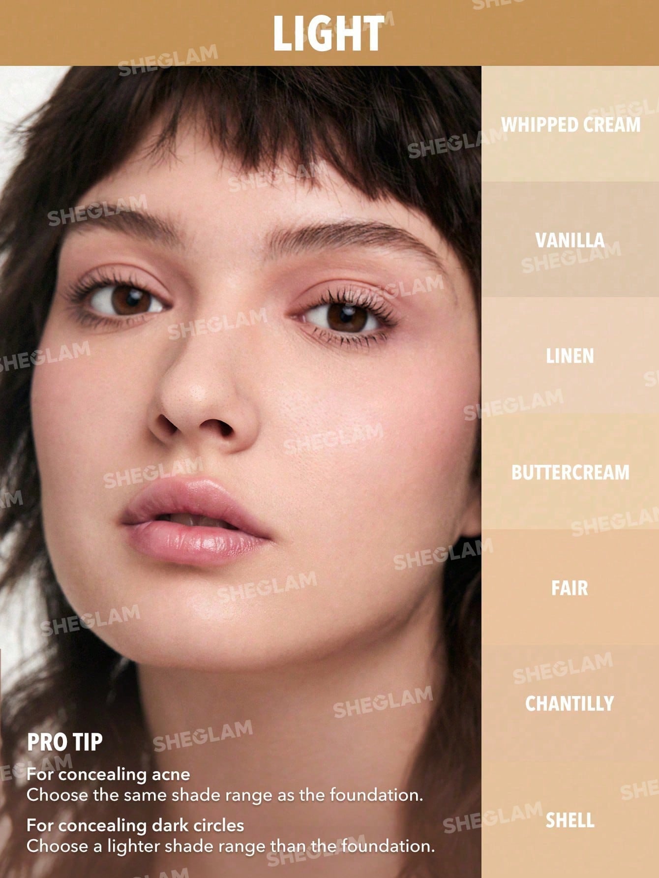  | SHEIN SHEGLAM Like Magic 12Hr Full Coverage Concealer | Brush | SheGlam | OneHub