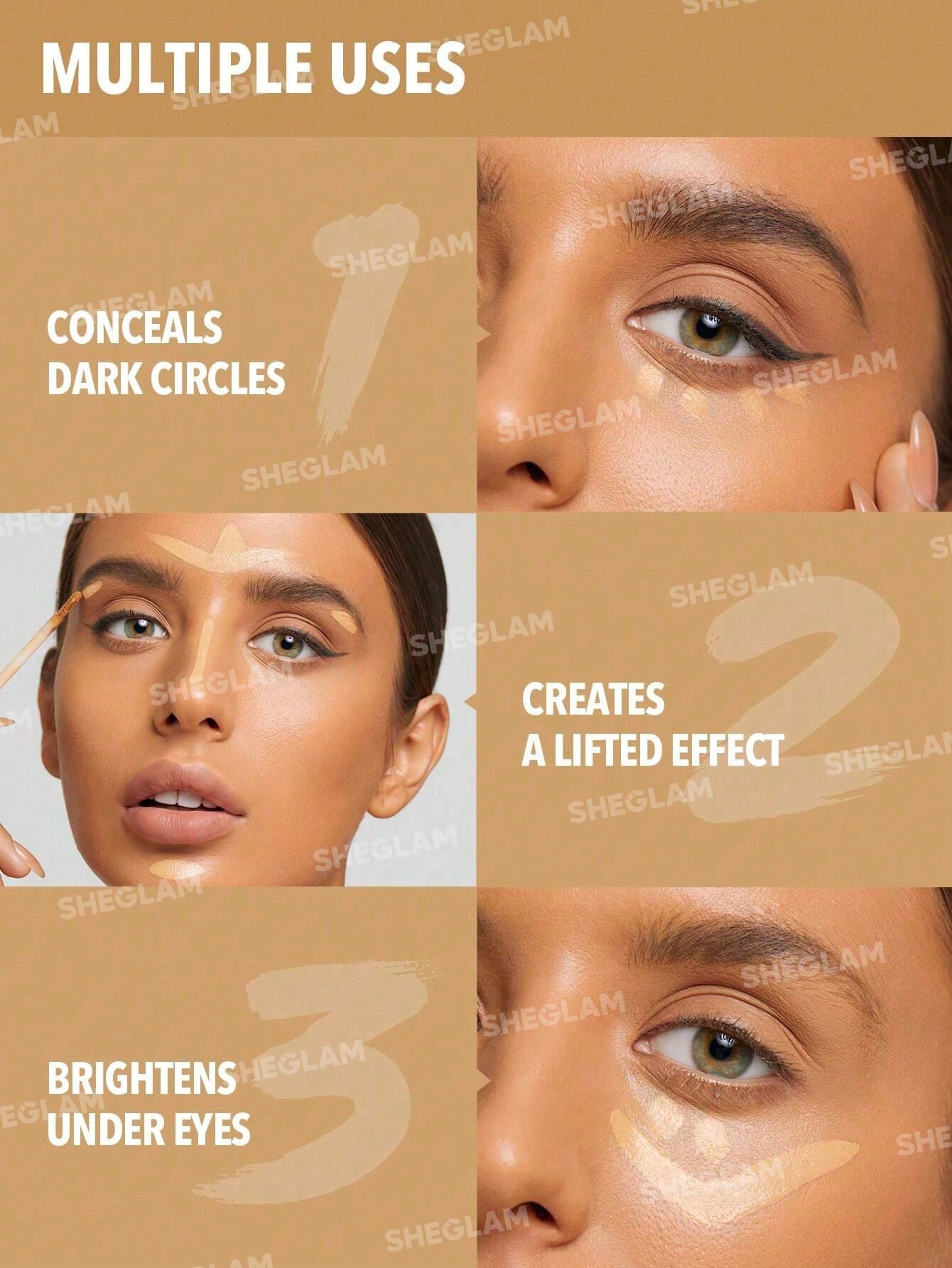  | SHEGLAM Like Magic 12hr Full Coverage Concealer | Brush | SheGlam | OneHub