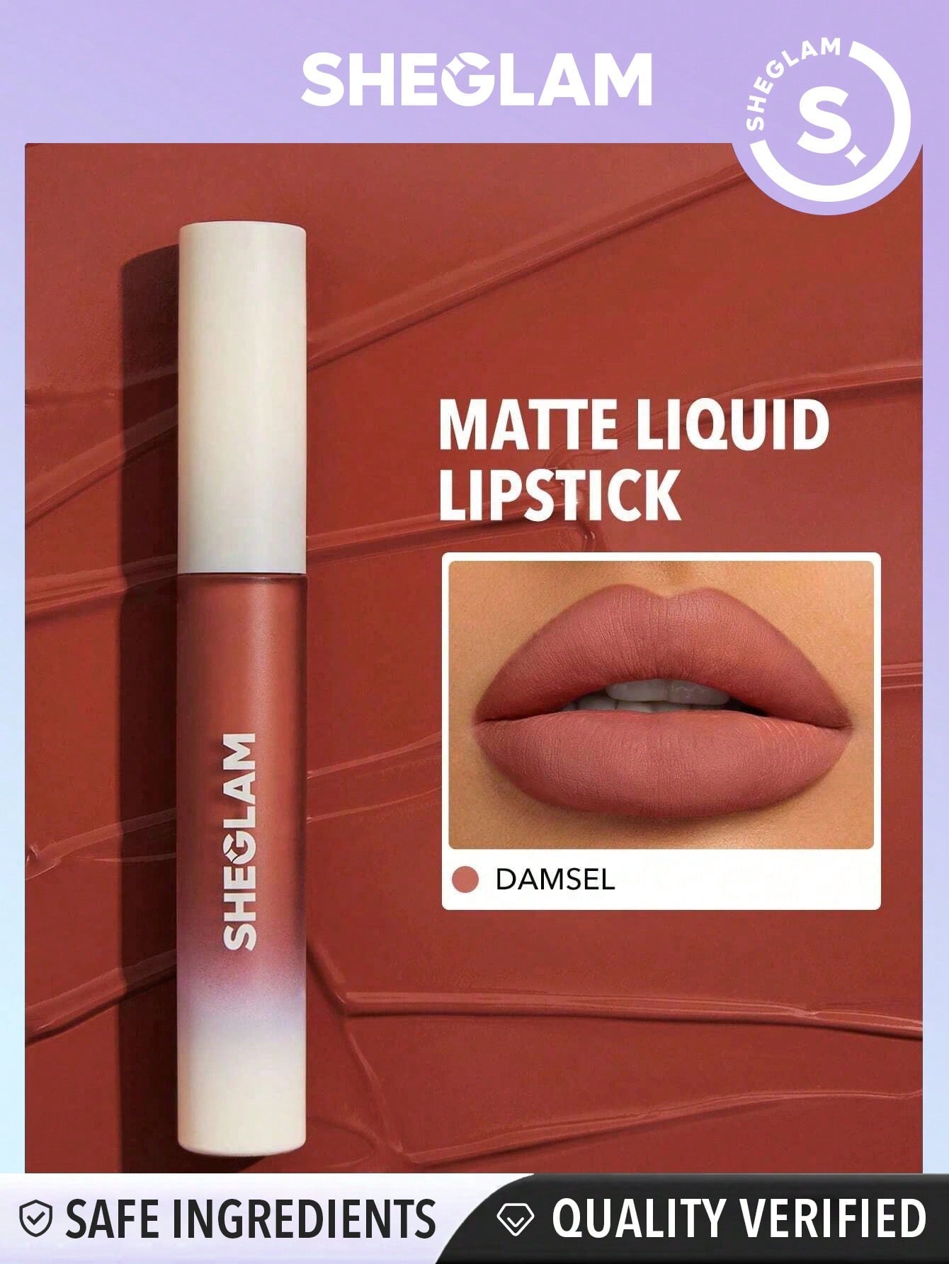  | SHEIN SHEGLAM Matte Allure Liquid Lipstick | Brush | SheGlam | OneHub