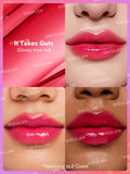  | SHEGLAM Mirror Kiss High-Shine Lipstick-It Takes Guts 12 Colors High Gloss Shine Glitter Lipstick Moisturizing Reduce Lip Fine Lines Lip Balm Lip Makeup | Makeup | SheGlam | OneHub