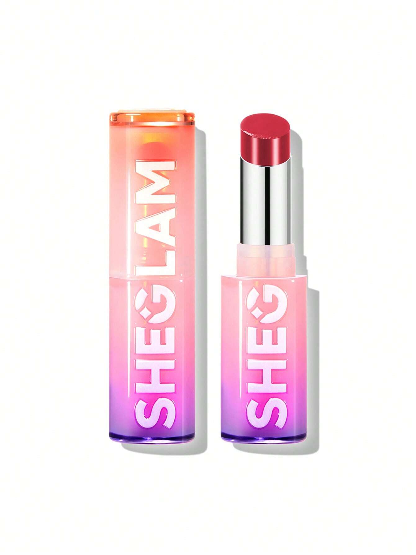  | SHEGLAM Mirror Kiss High-Shine Lipstick-It Takes Guts 12 Colors High Gloss Shine Glitter Lipstick Moisturizing Reduce Lip Fine Lines Lip Balm Lip Makeup | Makeup | SheGlam | OneHub