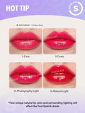 SHEGLAM Mirror Kiss High-Shine Lipstick-Main Character 12 Colors High Gloss Shine Glitter Lipstick