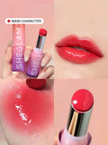 SHEGLAM Mirror Kiss High-Shine Lipstick-Main Character 12 Colors High Gloss Shine Glitter Lipstick