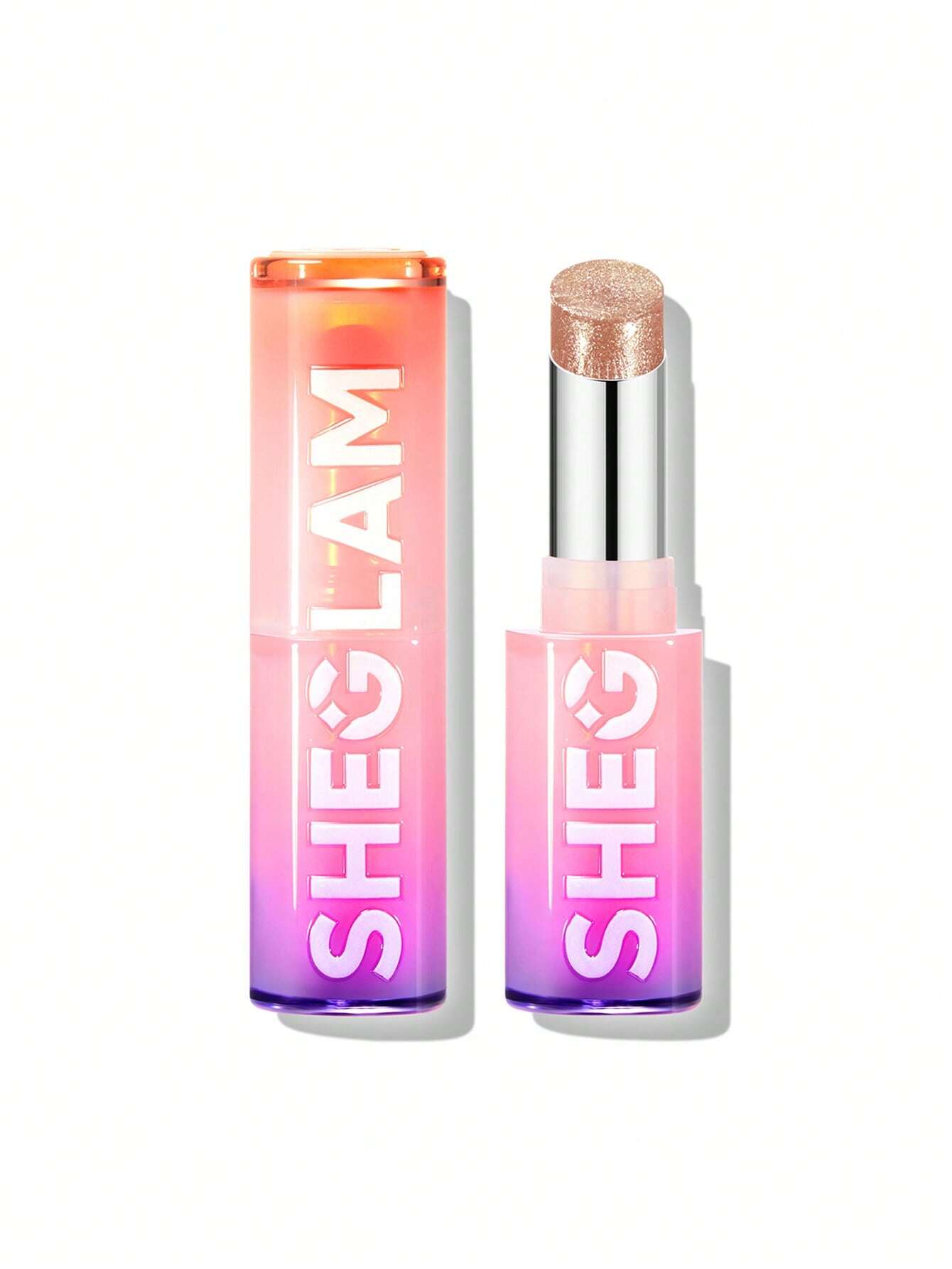 SHEGLAM Mirror Kiss High-Shine Lipstick-Own Your Shine 12 Colors High Gloss Shine Glitter Lipstick Moisturizing Reduce Lip Fine Lines Lip Balm Lip