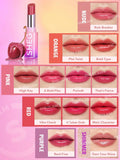 SHEGLAM Mirror Kiss High-Shine Lipstick-Own Your Shine 12 Colors High Gloss Shine Glitter Lipstick Moisturizing Reduce Lip Fine Lines Lip Balm Lip