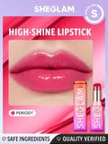  | SHEGLAM Mirror Kiss High-Shine Lipstick-Periodt 12 Colors High Gloss Shine Glitter Lipstick Moisturizing Reduce Lip Fine Lines Lip Balm Lip Makeup | Makeup | SheGlam | OneHub