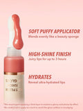  | SHEGLAM Pout Pillow Cushion Lip Gloss-Sweet Dreamz Moisturizing Liquid Lipstick High Shine Finish Sponge Tip Applicator Moisturizing Non-Sticky Lip Glaze Pink Rosa Lip Gloss | Makeup | SheGlam | OneHub