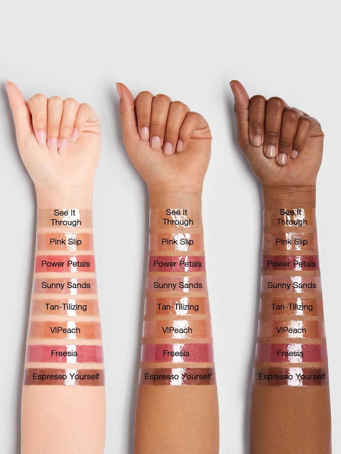  | SHEGLAM Power Bouquet Lip Gloss -Freesia Shiny Tinted Moisturizing Lip Gloss Plumping Non-Sticky Lip Oil Repairing Freesia Extract Lip Care | Makeup | SheGlam | OneHub