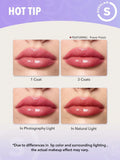  | SHEGLAM Power Bouquet Lip Gloss -Freesia Shiny Tinted Moisturizing Lip Gloss Plumping Non-Sticky Lip Oil Repairing Freesia Extract Lip Care | Makeup | SheGlam | OneHub