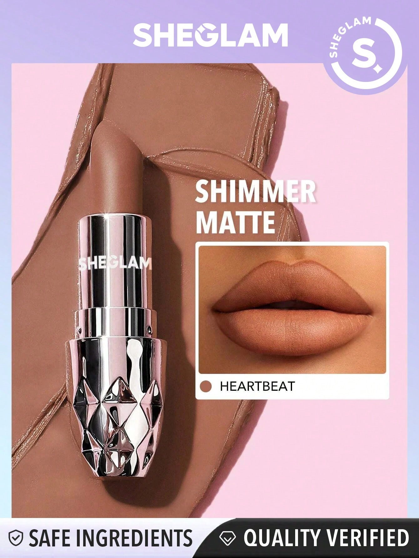  | SHEIN SHEGLAM Starlight Velvet Lipstick | Brush | SheGlam | OneHub
