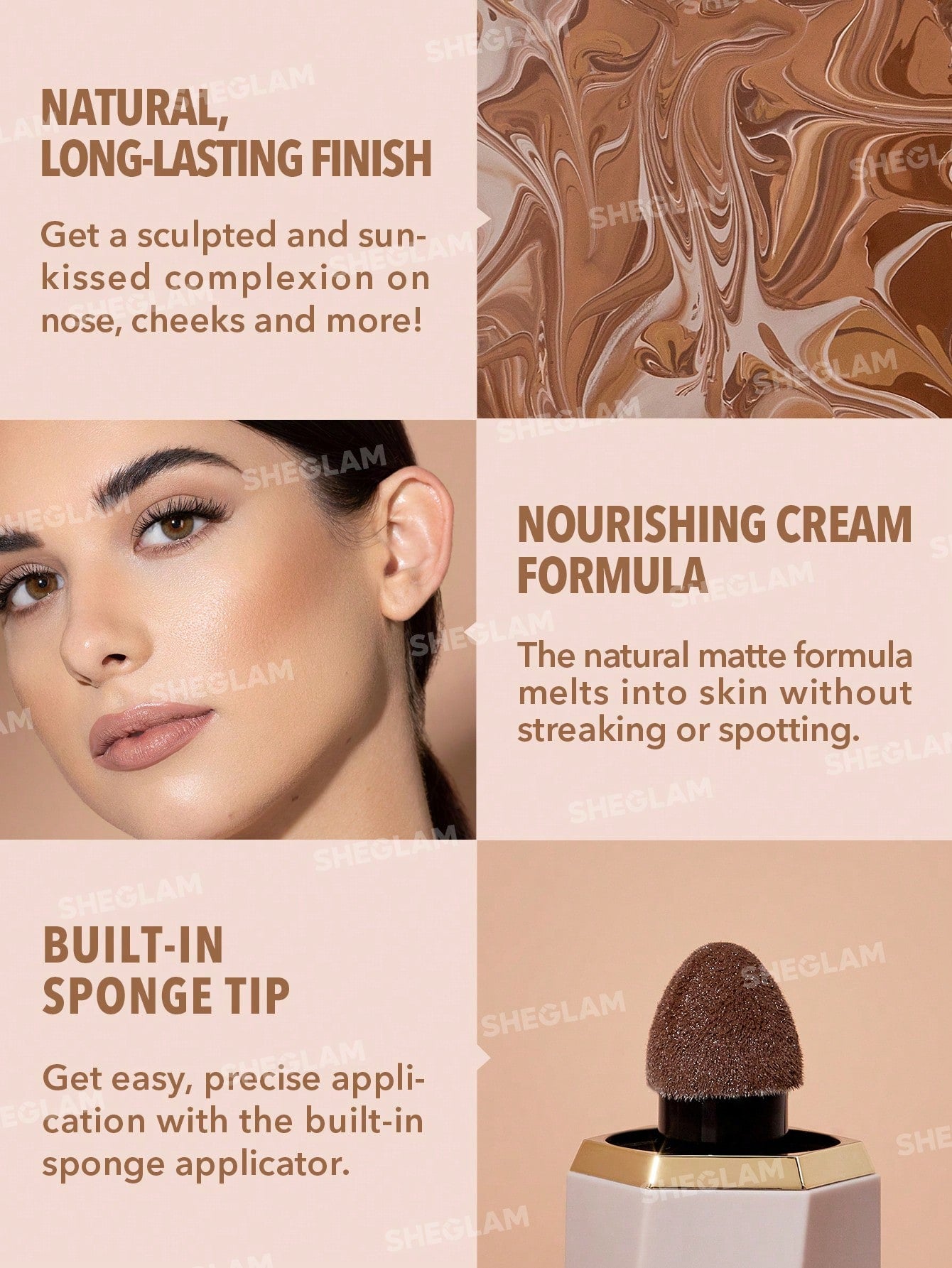  | SHEIN SHEGLAM Sun Sculpt Liquid Contour | Brush | SheGlam | OneHub